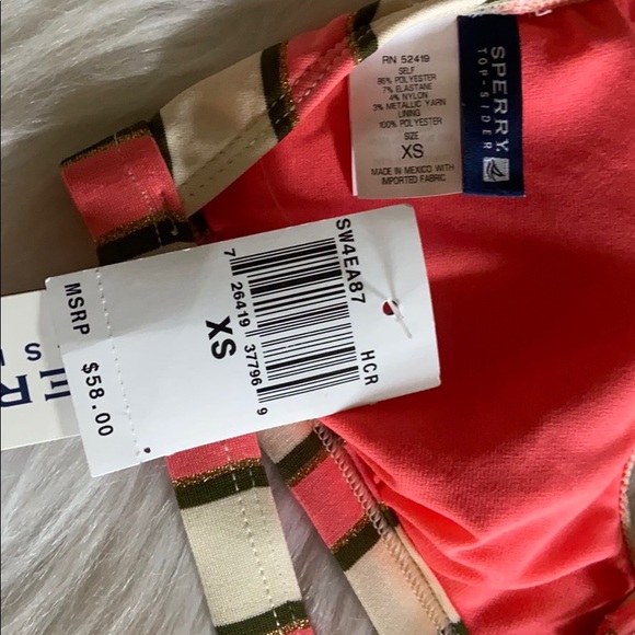 BNWT Sperry striped bikini - Picture 5 of 8